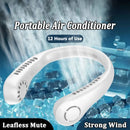 Neck Bladeless Fan Mini Ultra Long Life Portable Lazy Silent Fan