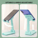 Adjustable Desktop Phone Holder Stand – Universal Mobile Stand with Angle & Height Adjustment | Foldable Anti-Slip Cell Phone Holder for All Smartphones