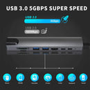 USB 3.0 Hub For Laptop Adapter PC Computer