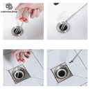 Stainless Steel Hair Catching Drain Cleaner Wire Spring Stick