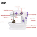 MINI SEWING MACHINE WITH 2 LEVELS SPEEDS