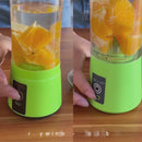Portable 6 cuts Blender Home USB Rechargeable Electric Fruit Extractor Juice Blender Machine | Mini Smoothie Maker | Personal Juicer Cup |