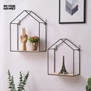 WALL MOUNTED HOME SHAPED SHELF
