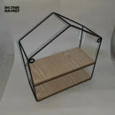 WALL MOUNTED HOME SHAPED SHELF