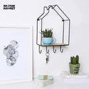 WALL MOUNTED HOME SHAPED SHELF